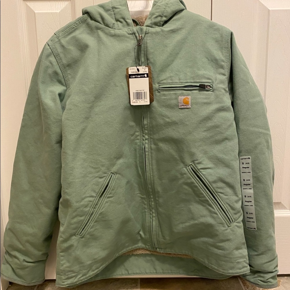 Women’s Carhartt Coat - S (4-6) - Rare Bay Green Color
